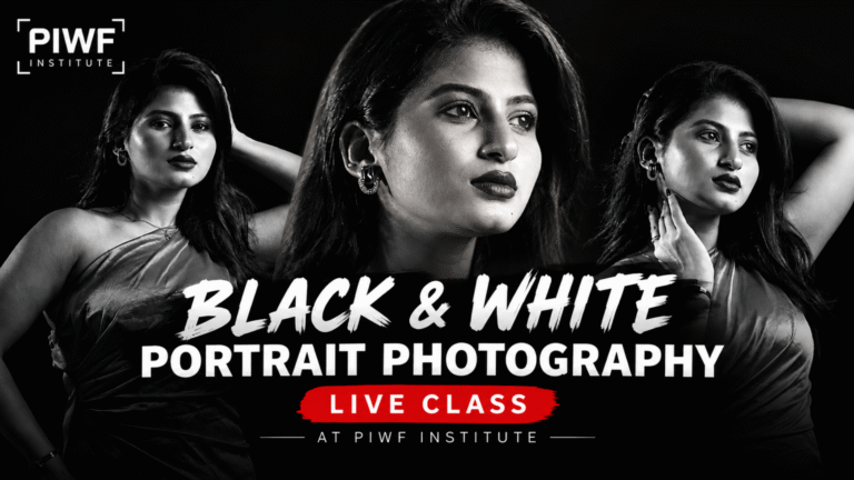 Black and White Portrait Photography: Live Class at PIWF Institute