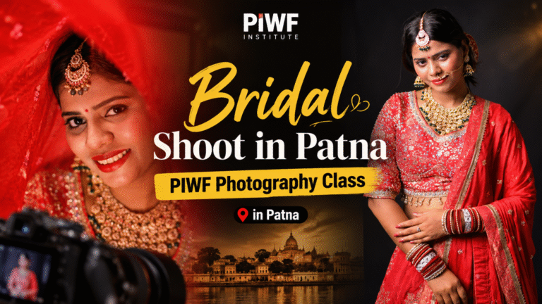 Bridal shoot in Patna | PIWF Photography Class
