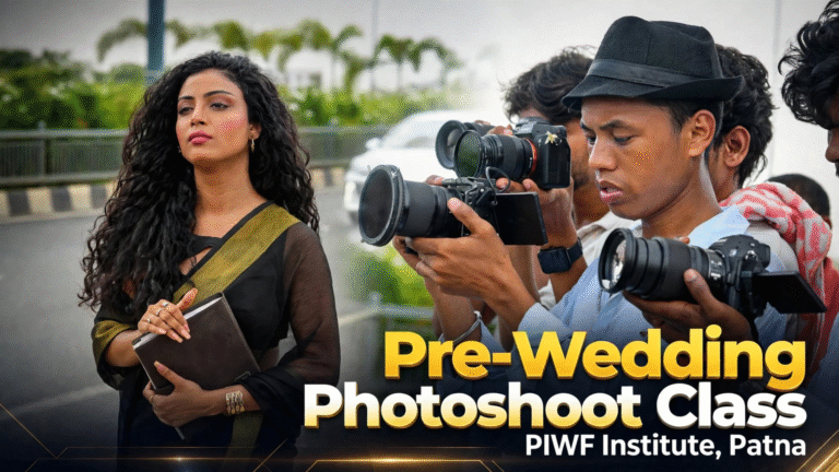 Pre-Wedding Photoshoot Class at PIWF Institute, Patna, Bihar